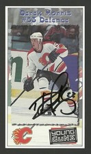 Derek Morris Calgary Flames Signed Autographed Hockey Postcard