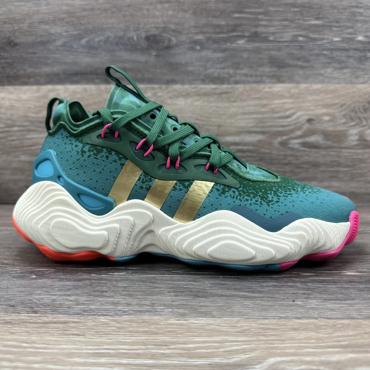 Adidas Trae Young 3 Sneakers Men 11.5 \'96 Olympics Basketball Green‎ Pink NWT adidas Trae Young 3 JAtlanta 1996 Olympics | Mercari main image 2