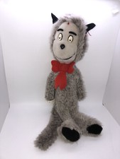 CAT IN THE HAT Stuffed Animal DR SEUSS EDEN TOYS Plush 1979 VINTAGE 24" Grey B11