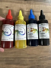 Gecko Sublimation Ink For Epson (4) 100ml Bottles Free Shipping