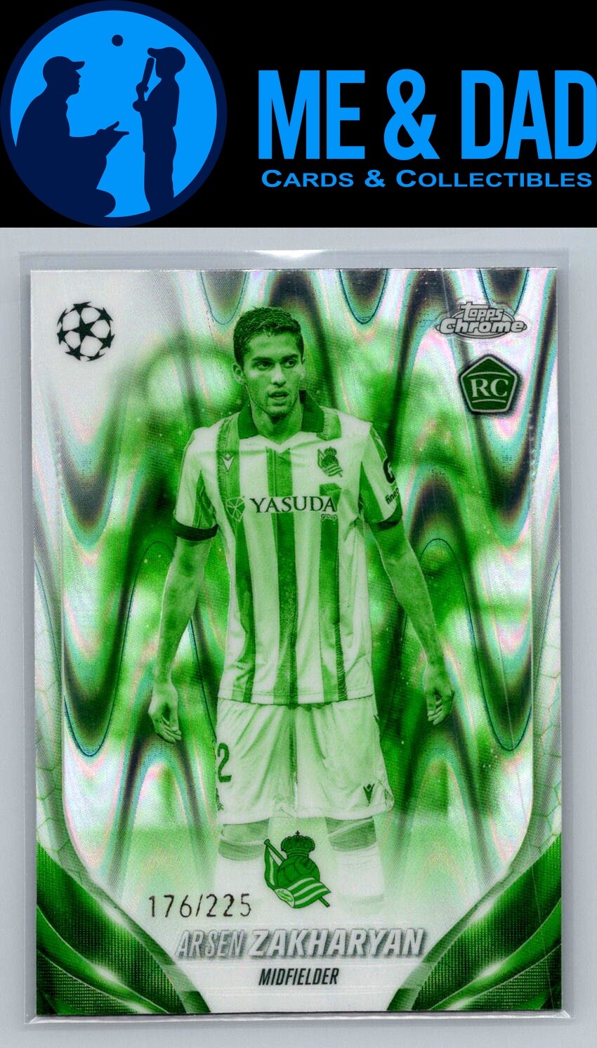 2023-24 Topps Chrome UEFA Club Competitions #141 Arsen Zakharyan /225