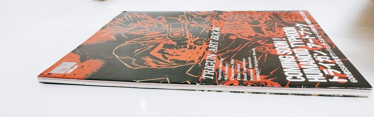 Trigun Art Book Yasuhiro Nightow Official First Press 1999 w