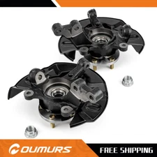 Pair Front Wheel Bearing Hub Steering Knuckle Assembly For 03-08 Toyota Corolla