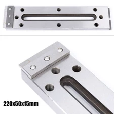 CNC Wire EDM Fixture Board Stainless Jig Tool For Clamping Leveling 220x15x50mm