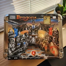 Mega Bloks Dragons 9897 Dragons Challenge Chess Checkers Set - NEW SEALED - READ
