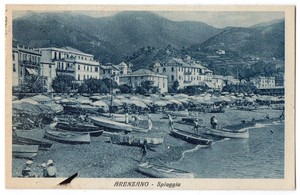 Cartolina 1939 Arenzano Spiaggia Rif 10286 Ebay