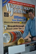 Woodworker's Journal August 2006 Ultimate Saw Blade Test b4