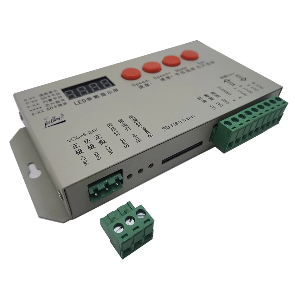 K1000S Pixel RGB LED contorller T1000S DC5-24V For WS2812 WS2811 LED light bar - Image 4 of 4