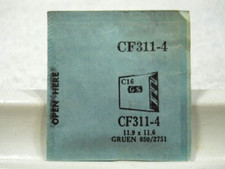 GS CF311-4 Watch Crystal Fit Gruen 850/2751 - 11.9 x 11.6 mm Replacement Repair