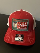 Red Man Chewing Tobacco Red Bass Trucker Hat ...