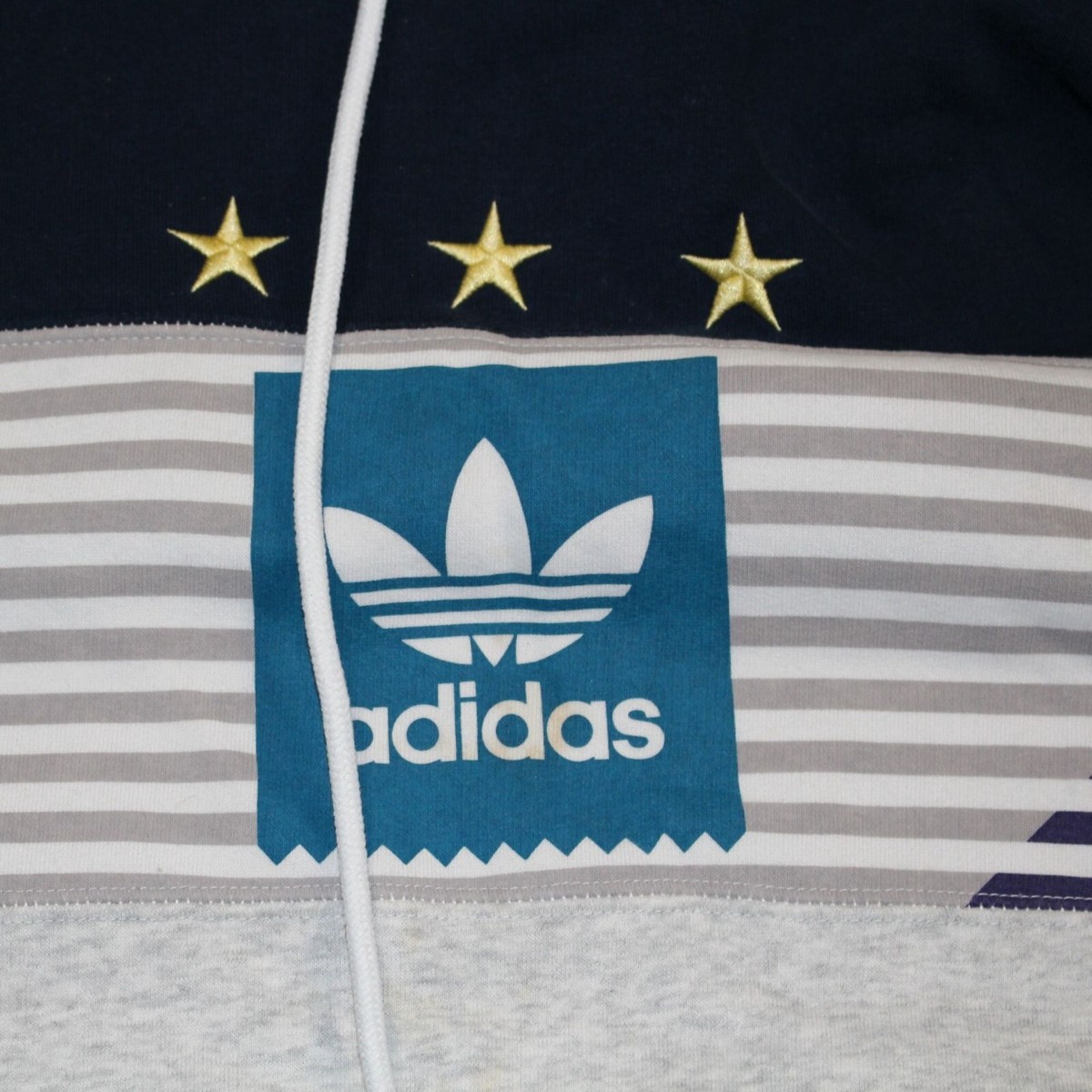 ☆アディダス☆Elevated Tri Hoodie EC7279 Men's Adidas Hoodie Originals Elevated Tri Blue EC7279 Size