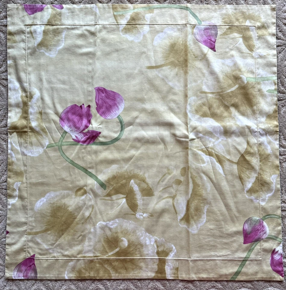 Juego de 7 piezas funda de almohada falsa indocrina ropa de cama francesa Yves Delorme Paris oro rosa Foto 4 de 4