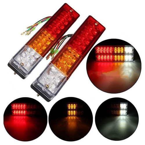20 LED Tail Light Car Truck Trailer Stop Rear Reverse Turn Indicator LampsWK.yp - Picture 3 of 9