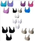 UtopyaUK 3 pack Seamless Comfort Yoga Sleep Sports Bra Comfortable Crop Top Vest