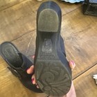 Pre-Owned Born Leather Platform Mules Black Chunky High Heel Buckle Clogs Size 8 — photo 4