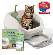 Purina Tidy Cats Breeze Cat Litter Box System Kit with Pellets  Pads