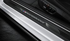 NEW BMW F82 M4 F32 M PERFORMANCE CARBON DOOR SILL PROTECTORS 51472457839