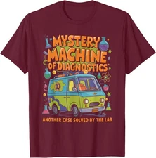 Lab Week 2025 Retro Mystery Machine Of Diagnostics Unisex T-Shirt