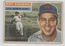 1956 Topps Roy Sievers (White Back) #75 0q4x