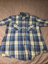 Vintage Levi s Sutter Creek Flannel Shirt Mens XL Black Buffalo Heritage Plaid