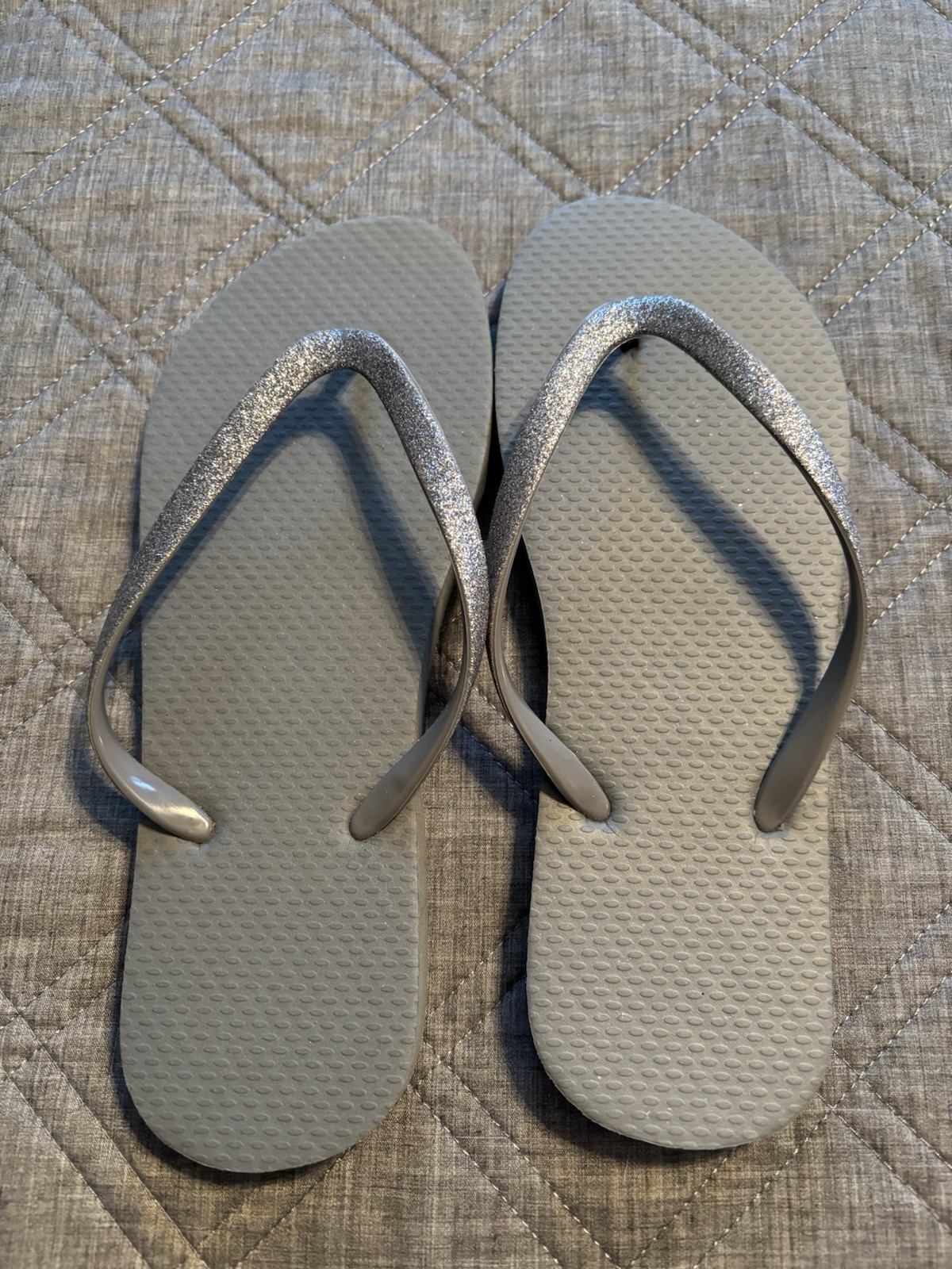 APL Sandali donna senza marca taglia 7 8 glitter nuovi senza etichetta