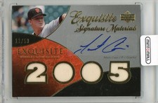 2007 Upper Deck Exquisite Matt Cain Rookie Signatures Materials /50