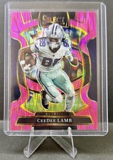 2025 Panini Select - Concourse CeeDee Lamb #98 Pink Shock Prizm