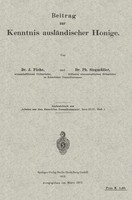 Jodokus Fiehe (U. A.) | Beitrag Zur Kenntnis AusläNdischer Honige | Taschenbuch