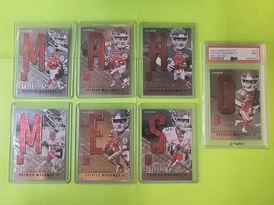 2021 Panini Donruss Elite Patrick Mahomes Spellbound SILVER SET #'D /349 CHIEFS