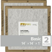 Filtrete 14 In. x 14 In. x 1 In. Basic MPR Flat Panel Furnace Filter, MERV 2
