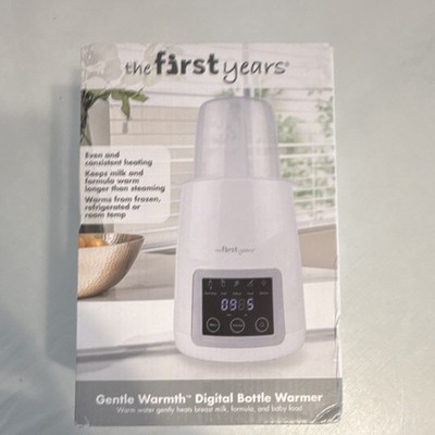 The First Years Gentle Warmth Digital Bottle Warmer, Digital Controls, Defrost