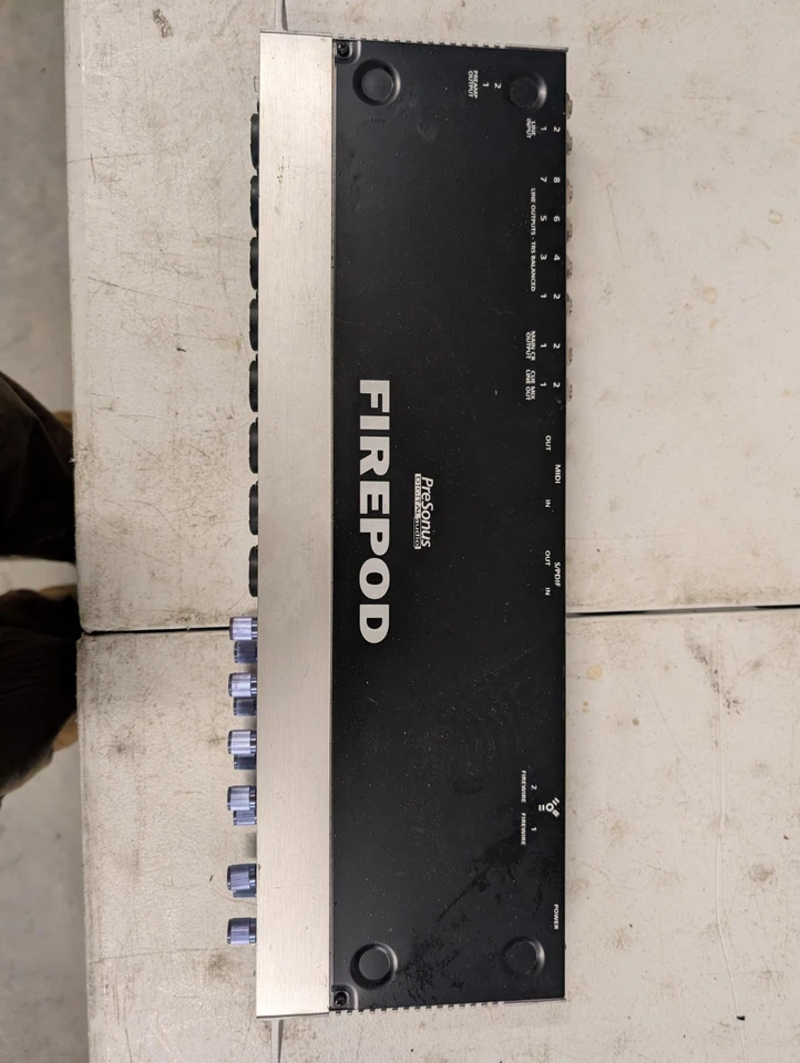 PreSonus Firepod FireWire Audio Interface Fire-Pod Studio Recording No AC Adapt! - Image 2 of 4