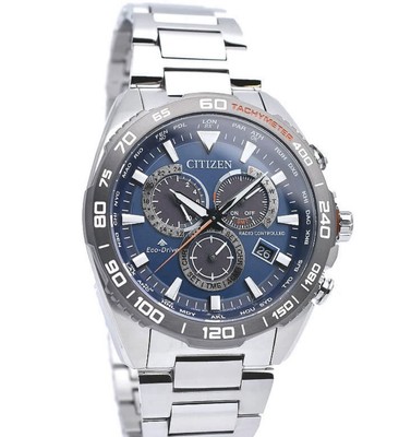 Citizen Land Promaster World Time Chronograph Sapphire Crystal Watch CB5034-82L