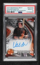 2024 Bowman's Best of Walker Martin #B24-WM PSA 10 GEM MT Auto 8d2