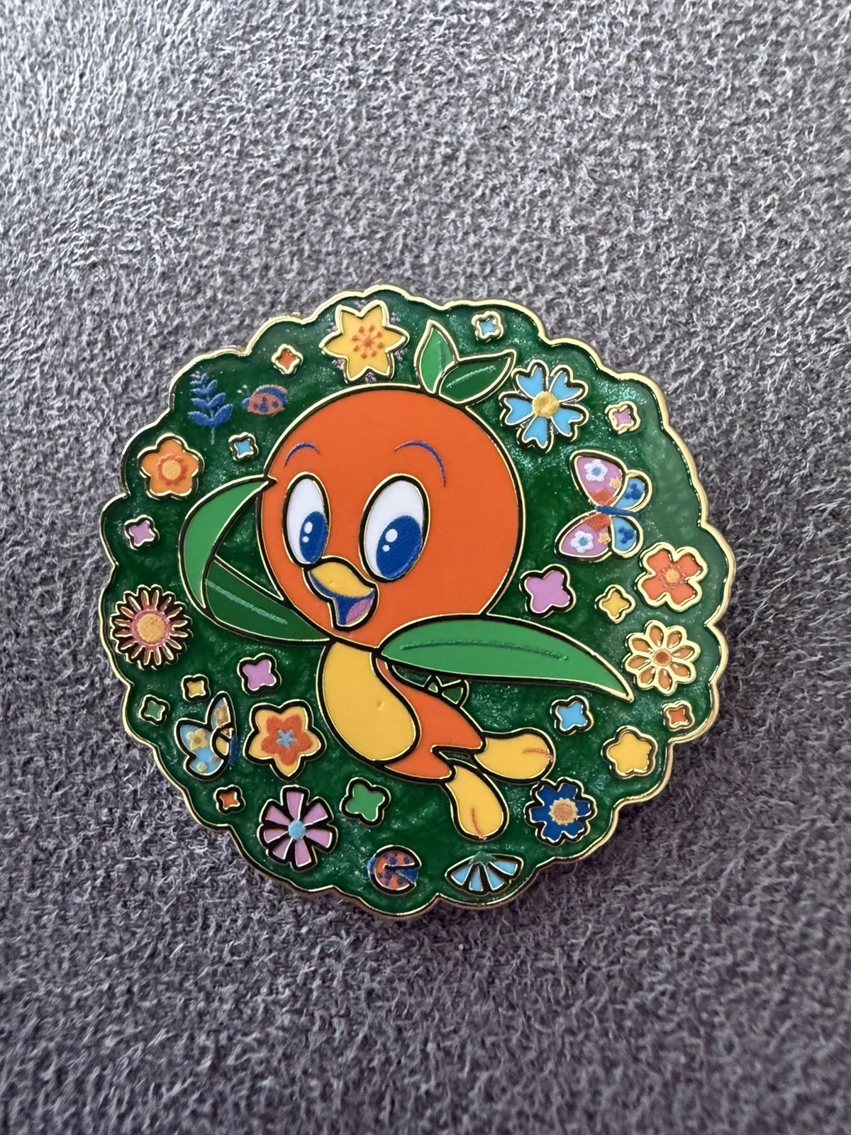 2026 Flower & Garden Festival Mystery Box Limited Release Pin - Orange Bird