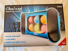 iGlowSound Dancing Light Speaker Blue New 3 Light Modes