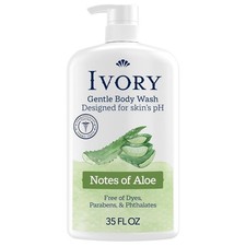 Ivory Body Wash Designed for the Whole Family, Aloe Scent, 35 oz