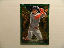 2025 Topps Update Black Gold Green Parallel Card of Marcelo Mayer -Red Sox 85/99