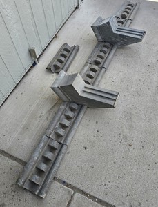 Antique Pressed Steel Cornice Set Corbels Dentil Panels Storefront Architectural