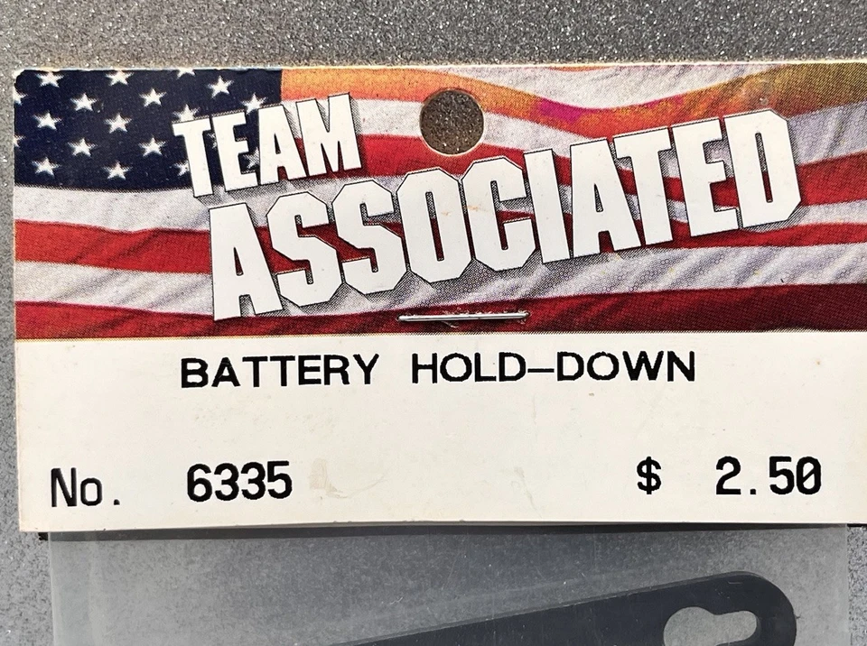 Retención de batería Team Associated 1:10 con clips #6335 SELLADO DE FÁBRICA NUEVO Foto 2 de 3