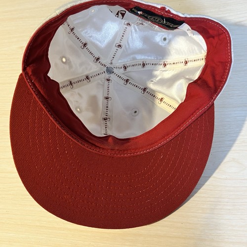 VTG Y2K Reebok NBA Magnify MIAMI HEAT Hat 7 White Wool Blend Cap Fitted - Picture 10 of 12