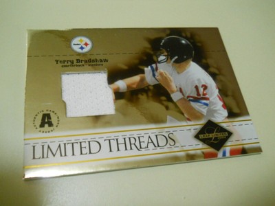 TERRY BRADSHAW PLAYOFF PRO BOWL JERSEY CHROME CARD STEELERS HOF SB QB #084/100