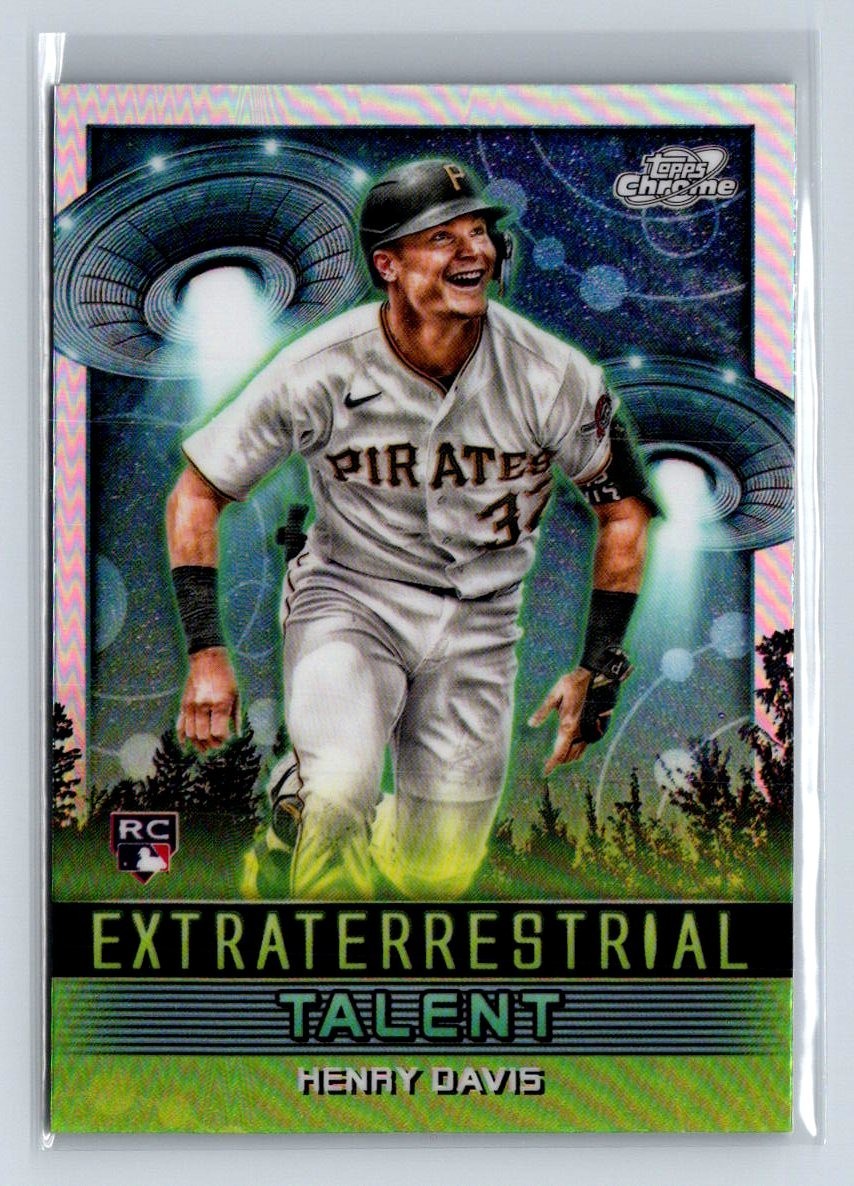 2024 Topps Chrome Cosmic Henry Davis (RC) Extraterrestrial Talent Refractor