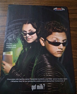Spy Kids Got Milk Vintage Print Ad 2004 8x11 
