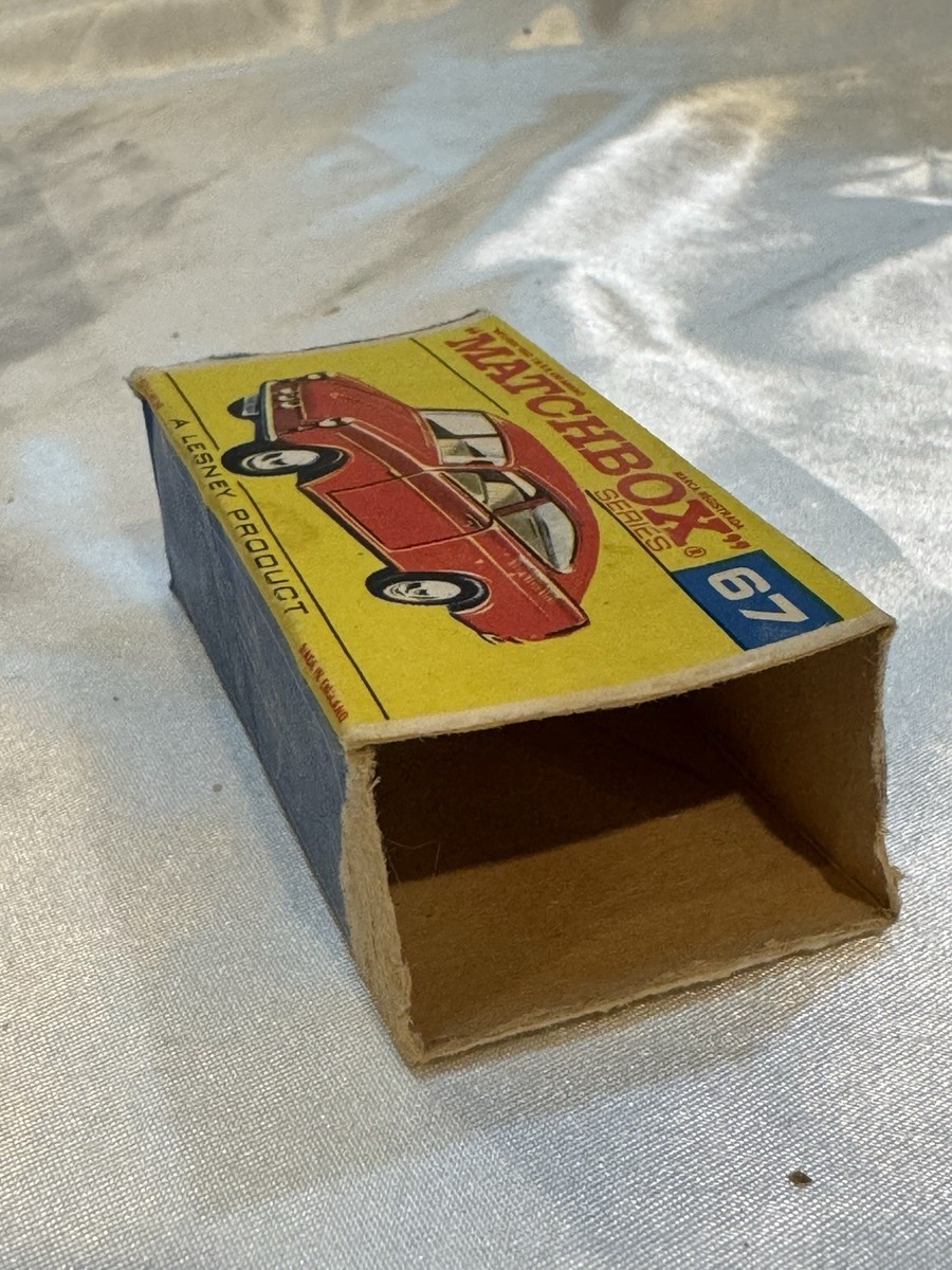 Lesney Matchbox No. 67 Volkswagen 1600 TL 1967 Red - Made In