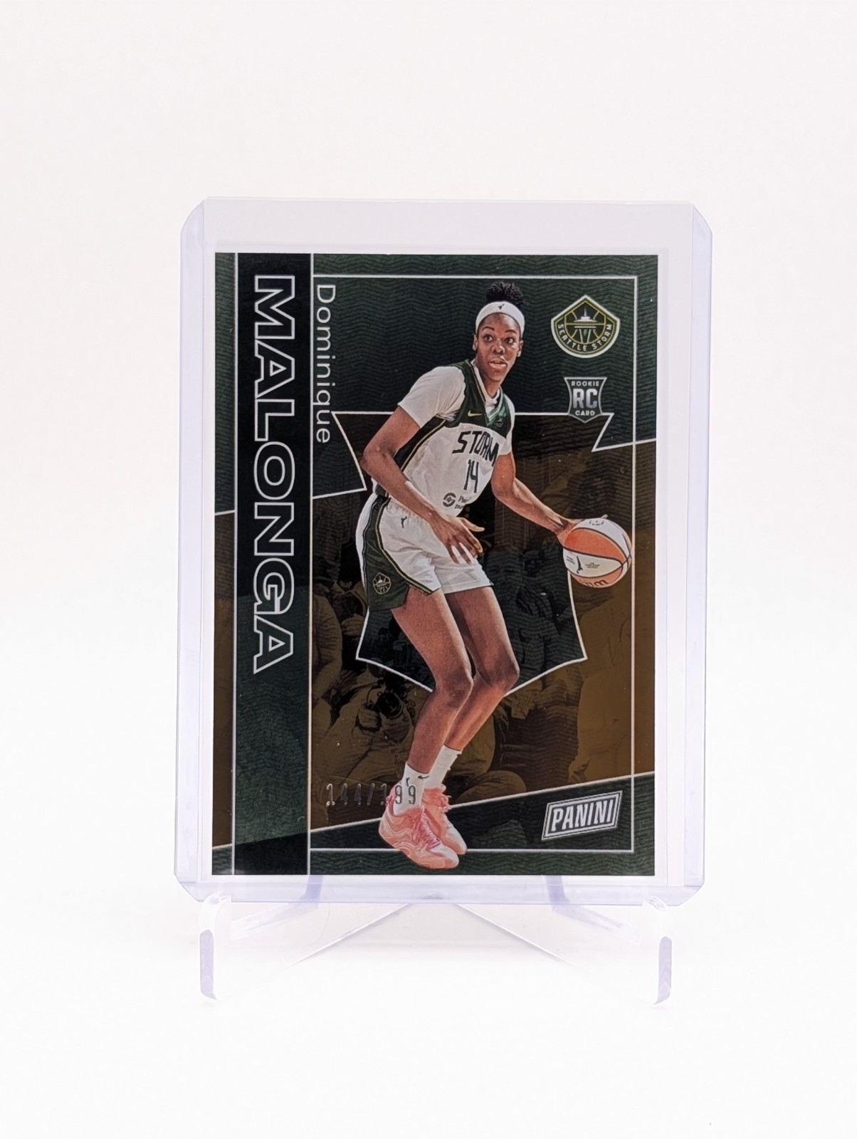 2025 Panini The National Dominique Malonga #RC2 Orange Rookies 144/199 BC0124