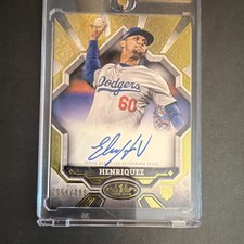 Topps 2025 Tier One Edgardo Henriquez Dodgers Rookie Autograph BOA-EH /299