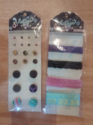 Pink Paislee ''Vintage Vogue'' 2-pack Embellishment Set