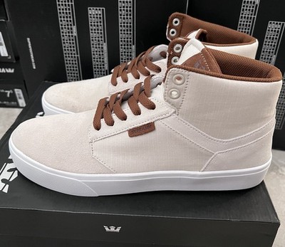 Supra Yorek Hi Size9-off Wht-Wht- Shoes 08048-114
