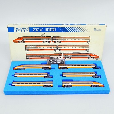 KATO French Railroad TGV S14701 N Scale Bullet Train Japan Used | eBay